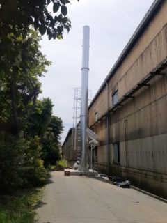 煙突交換工事完了